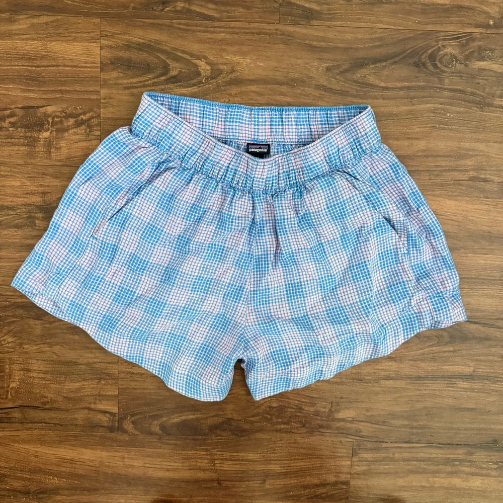 Patagonia Blue and Pink boxer Shorts